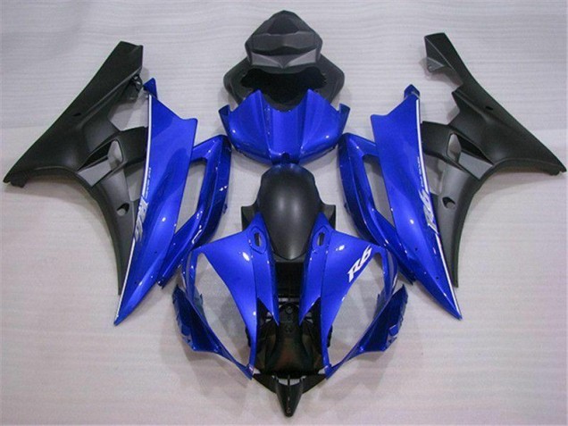 Bleu Noir Carénage de Rechange Yamaha R6 2006-2007
