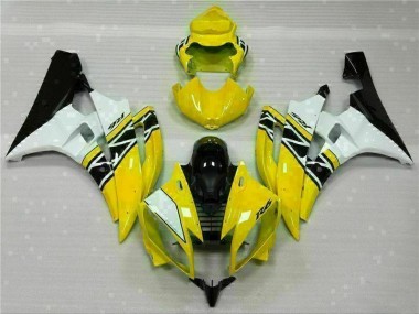 Jaune Blanc Noir Carénages Yamaha R6 2006-2007 Abordables