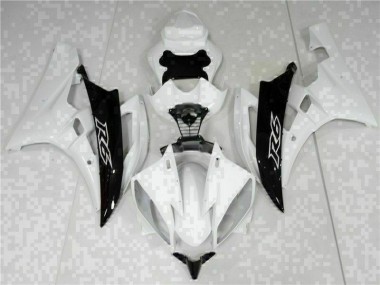 Blanc Noir Carénage Yamaha R6 2006-2007 Abordables