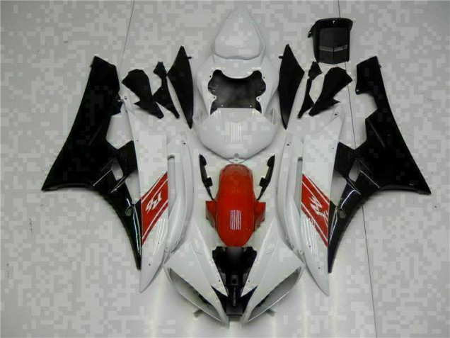 Blanc Noir Carrosserie Yamaha R6 2006-2007