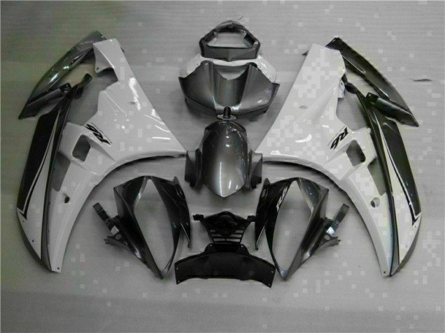 Blanc Argent Carénage Yamaha R6 2006-2007