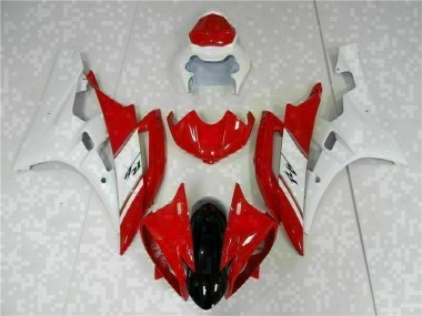 Rouge Blanc Kit Carénages Complet Yamaha R6 2006-2007 Abordables