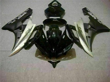 Argent Noir Carrosserie Yamaha R6 2006-2007 Abordables