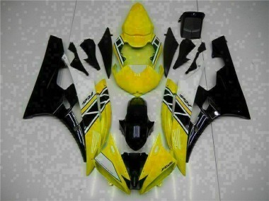 Jaune Noir Carrosserie Yamaha R6 2006-2007 Abordables
