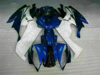 Blanc Bleu Carrosserie Yamaha R6 2006-2007 Abordables