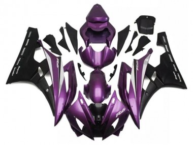 Violet Noir Carénage Yamaha R6 2006-2007 Abordables