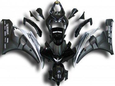 Noir Blanc Carénage Yamaha R6 2006-2007 Abordables