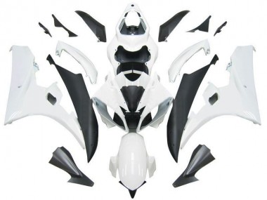 Blanc Noir Kit Carénages Complet Yamaha R6 2006-2007 Abordables