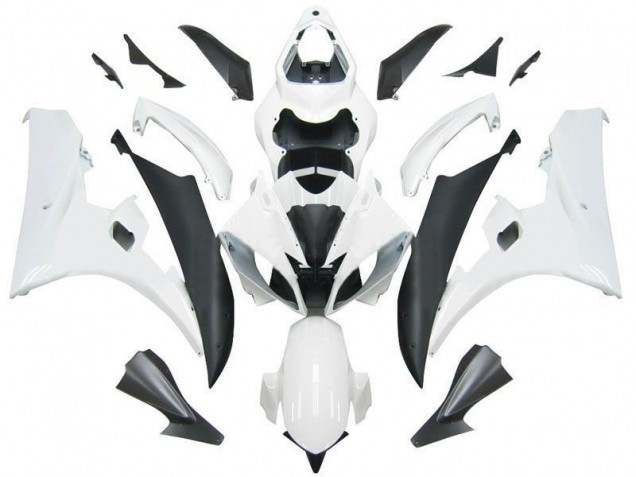 Blanc Noir Kit Carénages Complet Yamaha R6 2006-2007