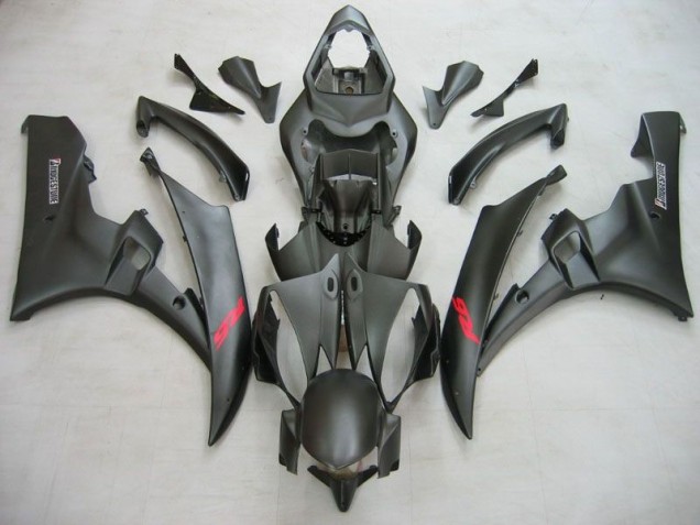 Noir Mat Carénages Yamaha R6 2006-2007 Noir Mat Carénages Yamaha R6 2006-2007
