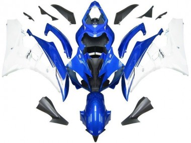 Bleu Blanc Carrosserie Yamaha R6 2006-2007 Abordables