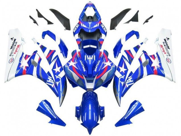 Bleu Star Fiat Carénage Yamaha R6 2006-2007 Bleu Star Fiat Carénage Yamaha R6 2006-2007
