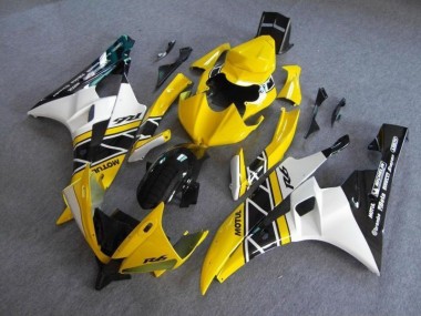 Jaune Noir Carénage Yamaha R6 2006-2007 Abordables
