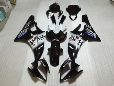 Noir Brillant Carénage Yamaha R6 2006-2007 Abordables