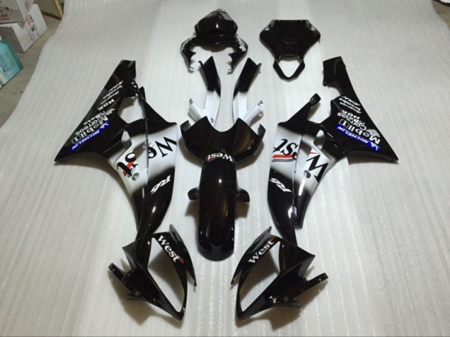 Noir Brillant Carénage Yamaha R6 2006-2007 Noir Brillant Carénage Yamaha R6 2006-2007