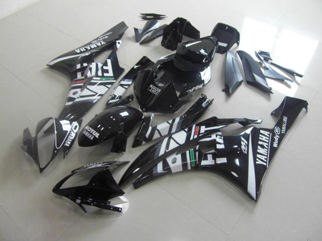 Noir Fiat Carénage Yamaha R6 2006-2007