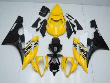 Jaune Style OEM Carénage Yamaha R6 2006-2007 Abordables