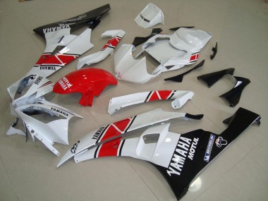 Rouge Blanc Noir Carénages Yamaha R6 2006-2007 Abordables
