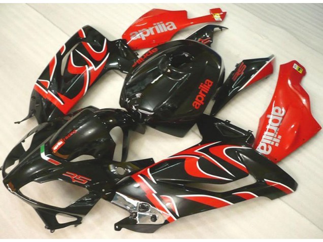 Noir Rouge Carénage Aprilia RS 125 2006-2011 Noir Rouge Carénage Aprilia RS 125 2006-2011
