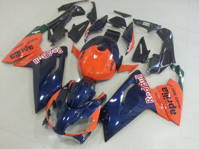 Orange et Bleu Foncé Carénage Aprilia RS 125 2006-2011 Orange et Bleu Foncé Carénage Aprilia RS 125 2006-2011
