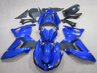 Bleu Carénages Kawasaki ZX14R ZZR 1400 2006-2011 Abordables