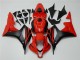 Noir Rouge Carrosserie Honda CBR 600 RR 2007-2008