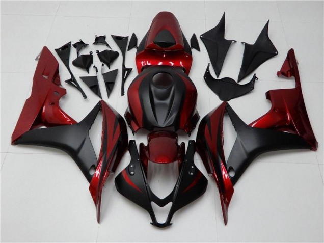 Rouge Noir Carénages Honda CBR 600 RR 2007-2008