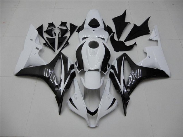 Blanc Noir Carénages Honda CBR 600 RR 2007-2008 Blanc Noir Carénages Honda CBR 600 RR 2007-2008