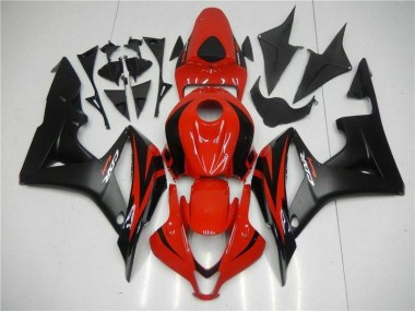 Noir Rouge Kit Carénages Honda CBR 600 RR 2007-2008 Abordables