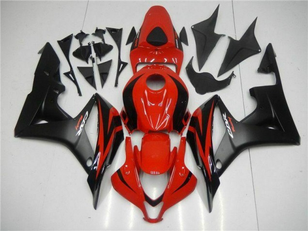 Noir Rouge Kit Carénages Honda CBR 600 RR 2007-2008 Noir Rouge Kit Carénages Honda CBR 600 RR 2007-2008