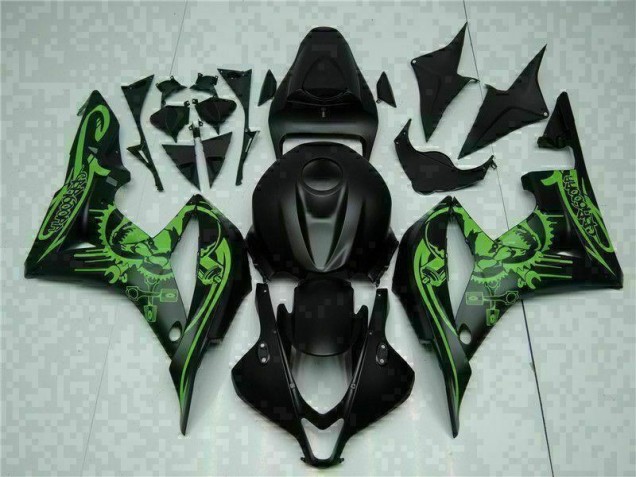 Noir Vert Carénage Honda CBR 600 RR 2007-2008 Noir Vert Carénage Honda CBR 600 RR 2007-2008