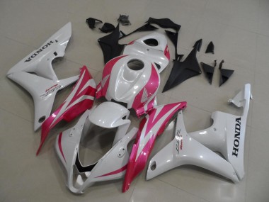 Blanc Nacré avec Rose Carénage Honda CBR 600 RR 2007-2008 Abordables