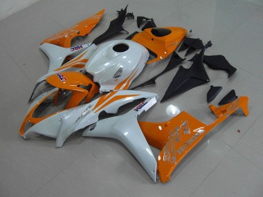 Blanc Nacré Orange Carénage Honda CBR 600 RR 2007-2008 Abordables