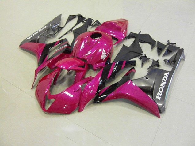 Rose Gris Courses Carénage Honda CBR 600 RR 2007-2008 Rose Gris Courses Carénage Honda CBR 600 RR 2007-2008
