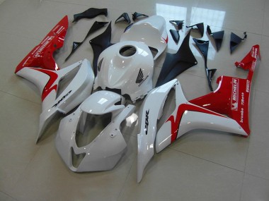 Blanc Rouge Courses Version Carénage Honda CBR 600 RR 2007-2008 Abordables