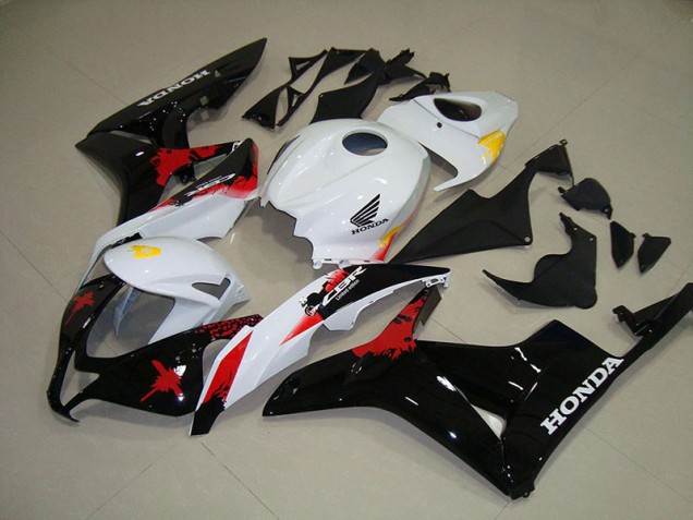 Blanc Noir Rouge Carénages Honda CBR 600 RR 2007-2008 Blanc Noir Rouge Carénages Honda CBR 600 RR 2007-2008