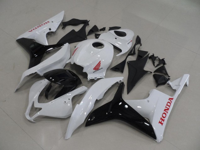 Blanc Noir Carénage Honda CBR 600 RR 2007-2008 Blanc Noir Carénage Honda CBR 600 RR 2007-2008