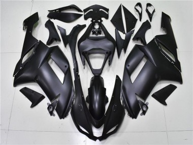 Noir Mat Carénage Kawasaki ZX6R 2007-2008 Abordables