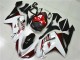 Blanc Noir Rouge Carénage Kawasaki ZX6R 2007-2008 Blanc Noir Rouge Carénage Kawasaki ZX6R 2007-2008