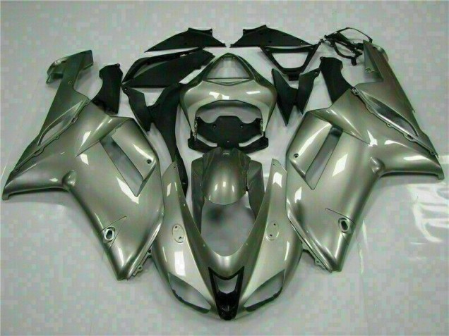 Argent Carénage Kawasaki ZX6R 2007-2008 Argent Carénage Kawasaki ZX6R 2007-2008