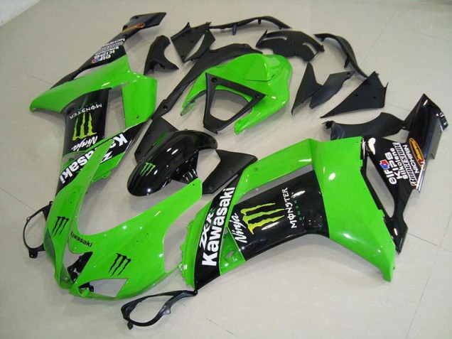 Monster Vert Carénage Kawasaki ZX6R 2007-2008 Monster Vert Carénage Kawasaki ZX6R 2007-2008