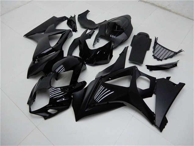 Brillant Noir Mat Carénage Suzuki GSXR 1000 K7 2007-2008 Brillant Noir Mat Carénage Suzuki GSXR 1000 K7 2007-2008