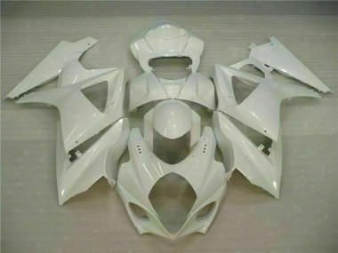 Blanc Carénage Suzuki GSXR 1000 K7 2007-2008 Abordables