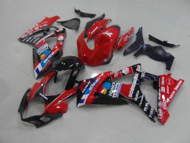 Rouge Carénage Suzuki GSXR 1000 K7 2007-2008 Abordables