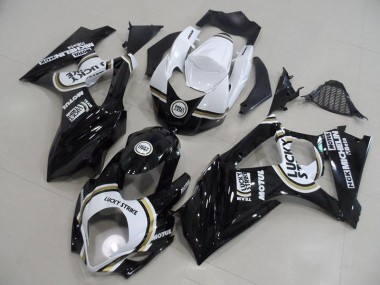 Noir Lucky Strike Carénage Suzuki GSXR 1000 K7 2007-2008 Abordables