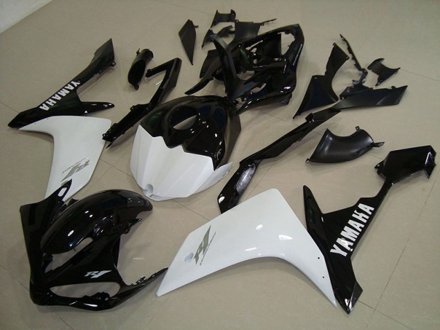 Noir Blanc Or Carénage Yamaha R1 2007-2008 Noir Blanc Or Carénage Yamaha R1 2007-2008