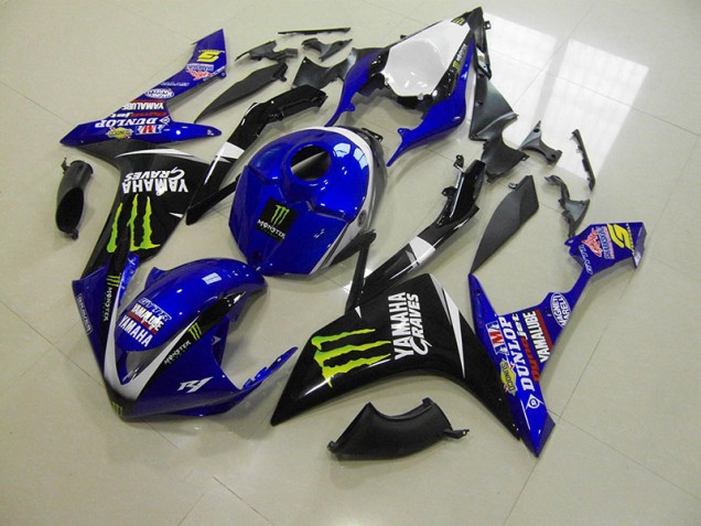 Bleu Monster Carénage Yamaha R1 2007-2008