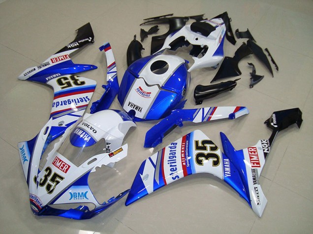 Bleu Décalque Carénage Yamaha R1 2007-2008 Bleu Décalque Carénage Yamaha R1 2007-2008
