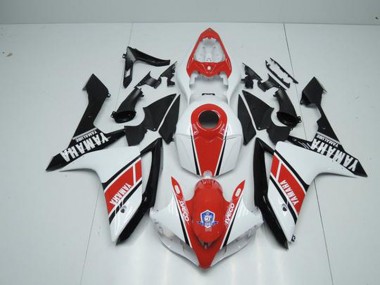 Factory Rouge Blanc Carénage Yamaha R1 2007-2008 Abordables