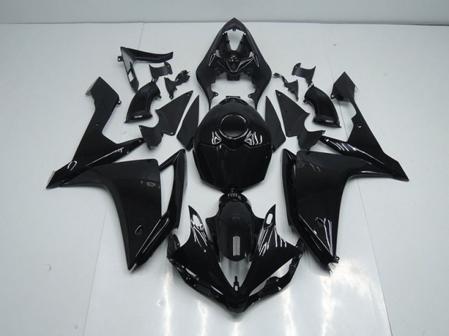 Noir Brillant Carénage Yamaha R1 2007-2008 Noir Brillant Carénage Yamaha R1 2007-2008